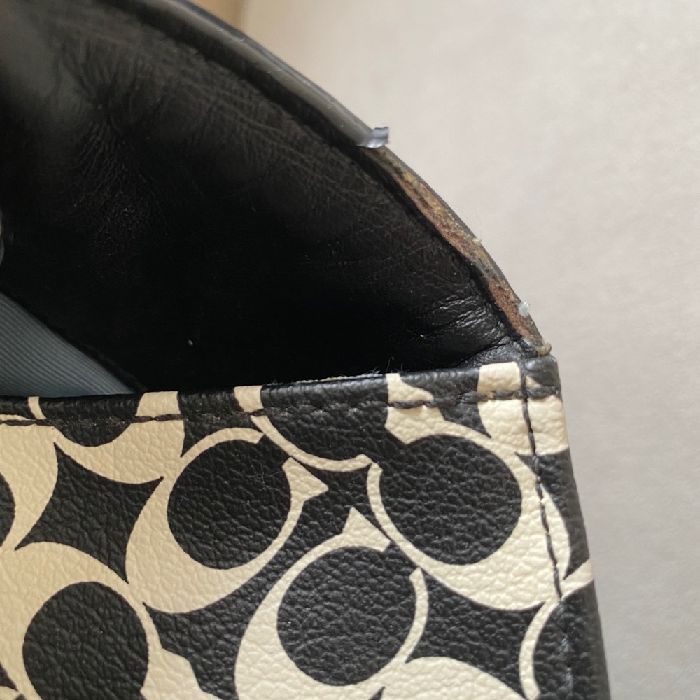 Coach Leather Diaper Bag - Picture 13 of 14